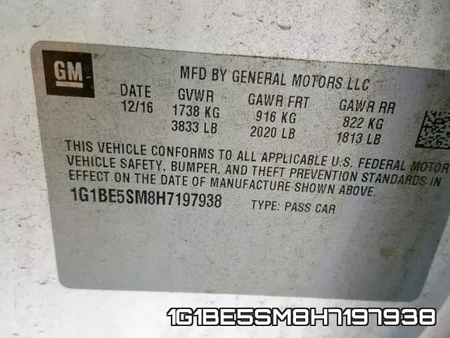 1G1BE5SM8H7197938