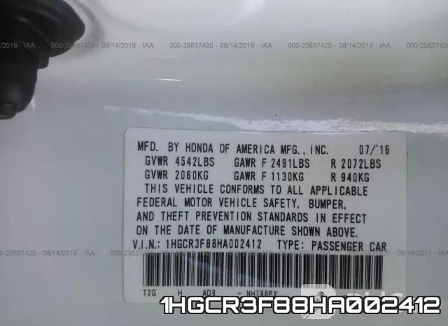 1HGCR3F88HA002412