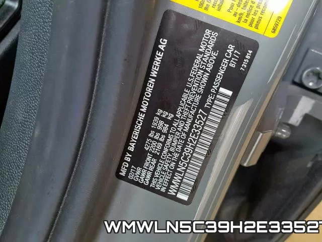 WMWLN5C39H2E33527