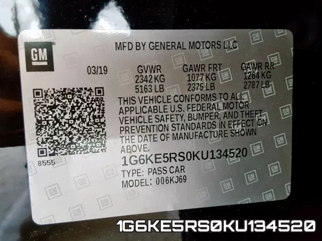 1G6KE5RS0KU134520