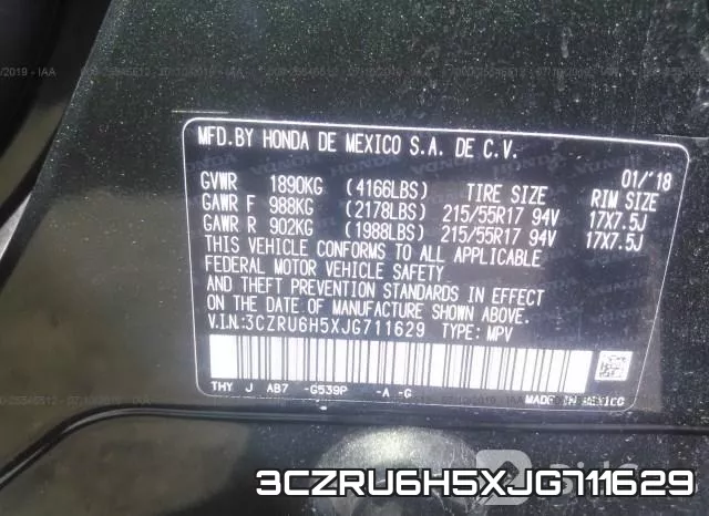 3CZRU6H5XJG711629