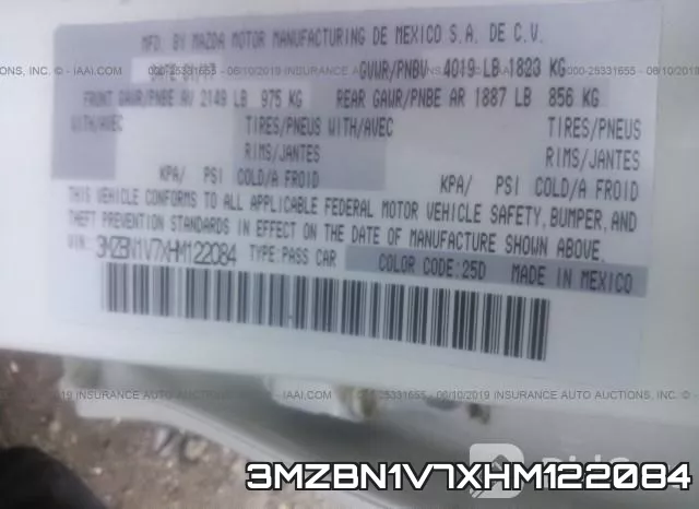 3MZBN1V7XHM122084