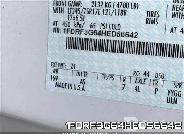 1FDRF3G64HED56642