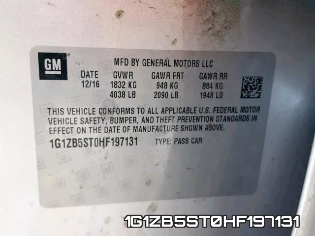 1G1ZB5ST0HF197131