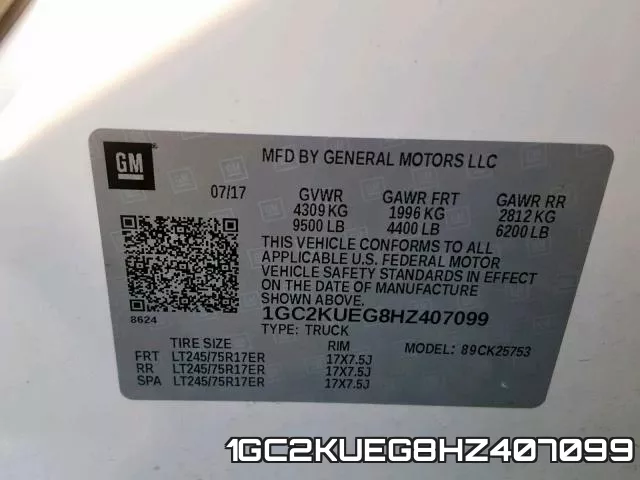 1GC2KUEG8HZ407099