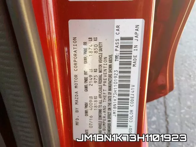 JM1BN1K73H1101923