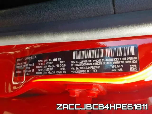 ZACCJBCB4HPE61811