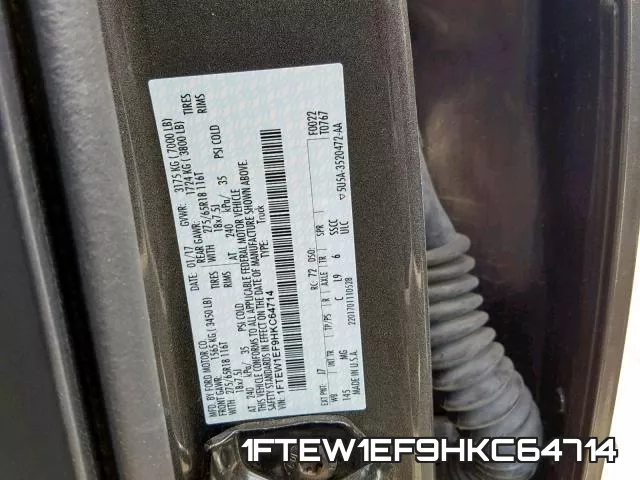1FTEW1EF9HKC64714