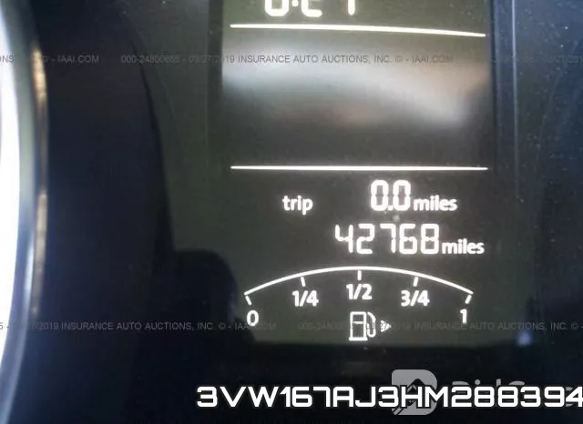 3VW167AJ3HM288394