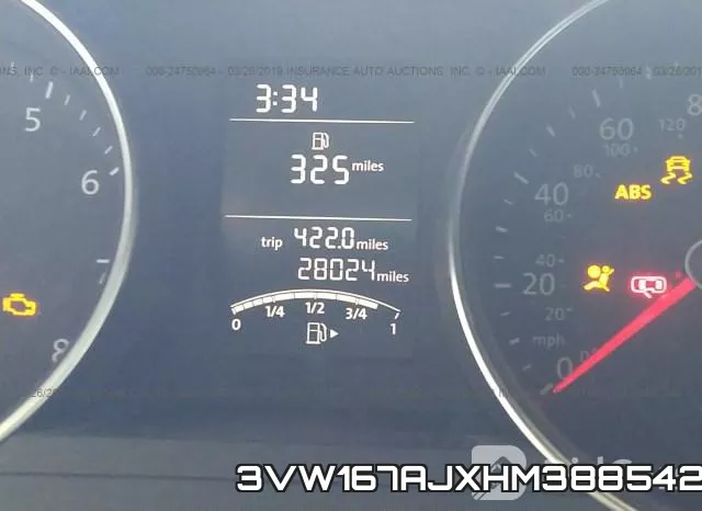 3VW167AJXHM388542