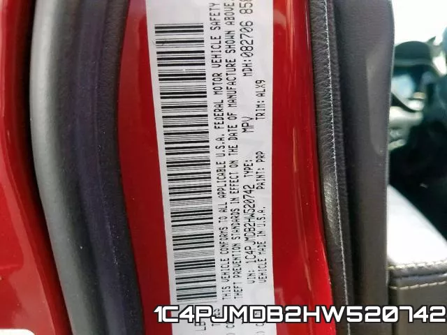 1C4PJMDB2HW520742