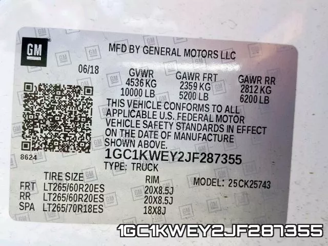 1GC1KWEY2JF287355