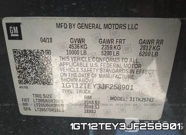 1GT12TEY3JF258901