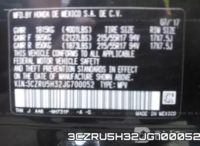3CZRU5H32JG700052