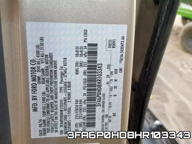 3FA6P0HD8HR103343