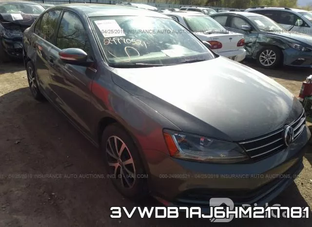 3VWDB7AJ6HM217781