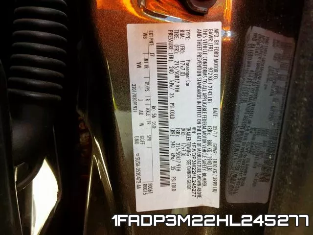 1FADP3M22HL245277