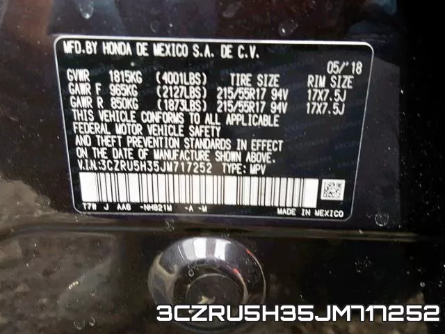 3CZRU5H35JM717252
