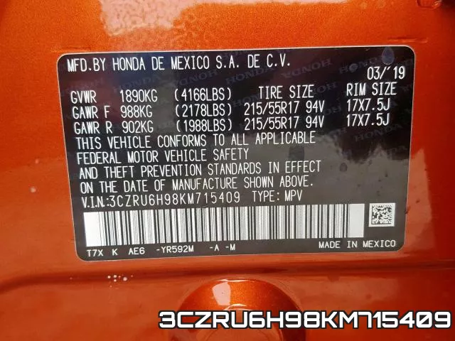 3CZRU6H98KM715409
