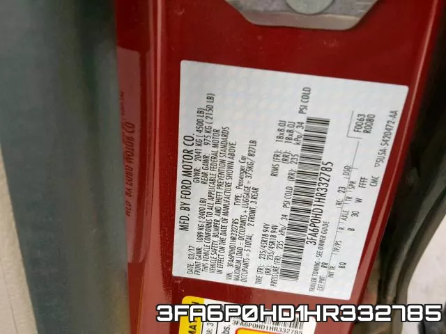 3FA6P0HD1HR332785