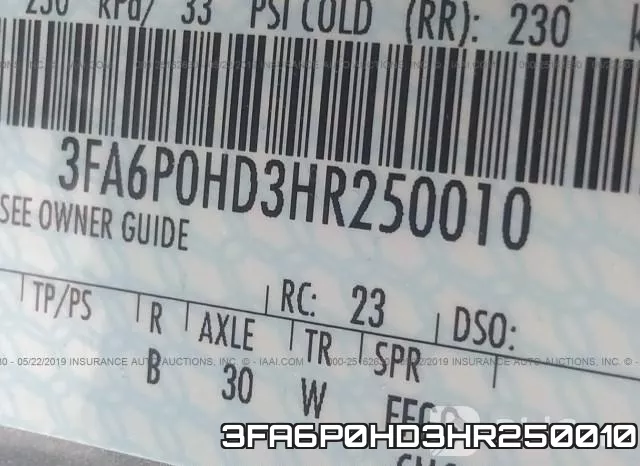 3FA6P0HD3HR250010