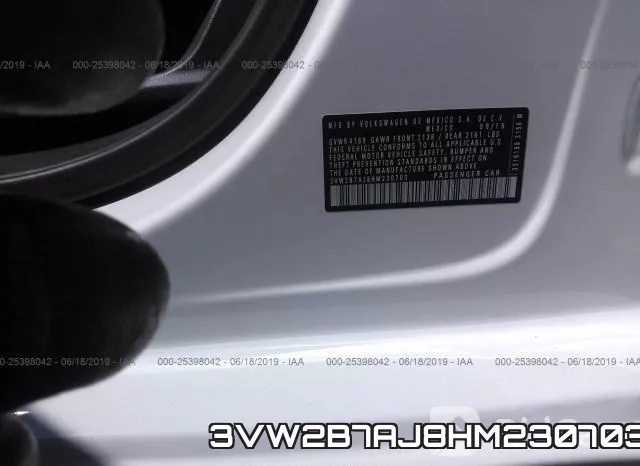3VW2B7AJ8HM230703