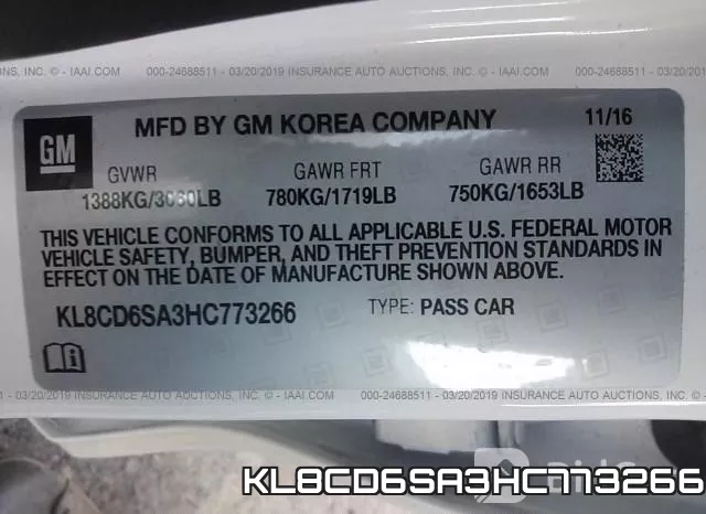 KL8CD6SA3HC773266