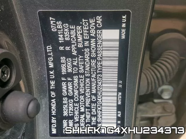 SHHFK7G4XHU234373