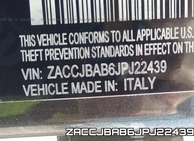 ZACCJBAB6JPJ22439