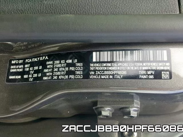 ZACCJBBB0HPF66086