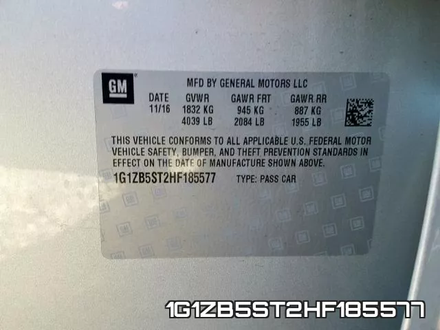 1G1ZB5ST2HF185577