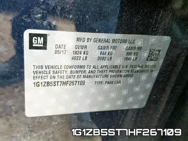 1G1ZB5ST7HF267109