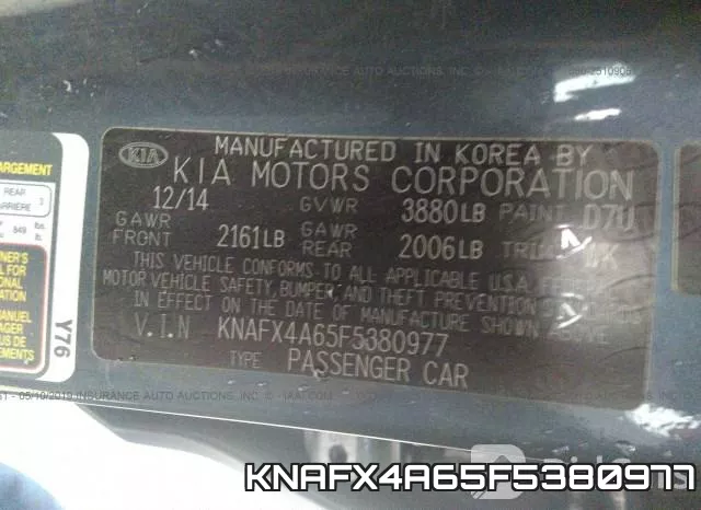 KNAFX4A65F5380977