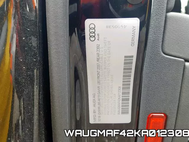 WAUGMAF42KA012308