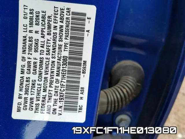 19XFC1F71HE013080