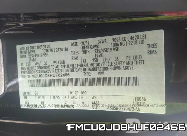 1FMCU0JD8HUF02466
