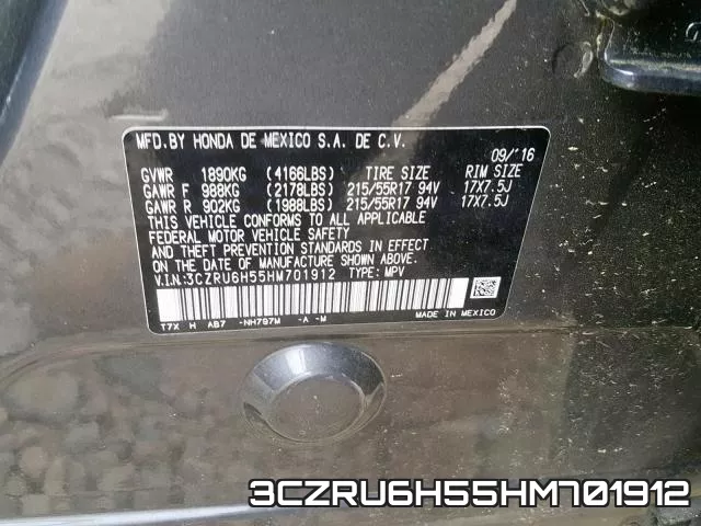 3CZRU6H55HM701912