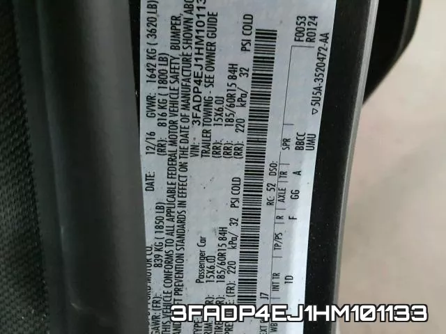 3FADP4EJ1HM101133