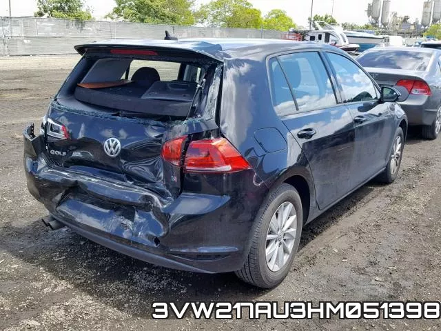 3VW217AU3HM051398