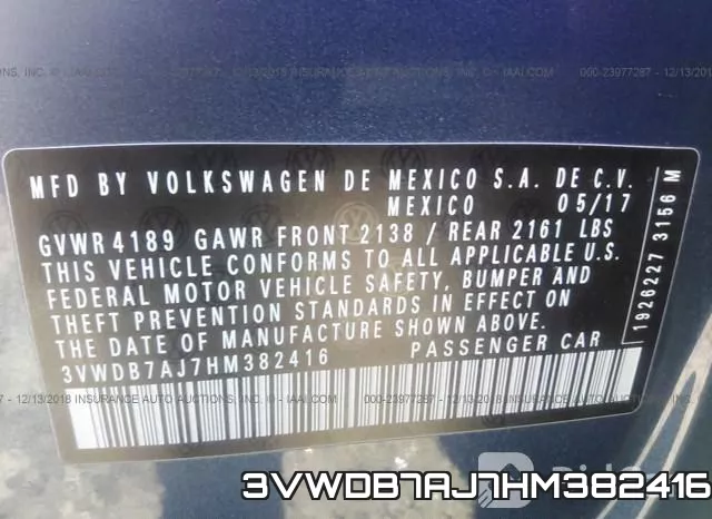 3VWDB7AJ7HM382416