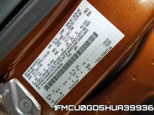 1FMCU0GD5HUA39936
