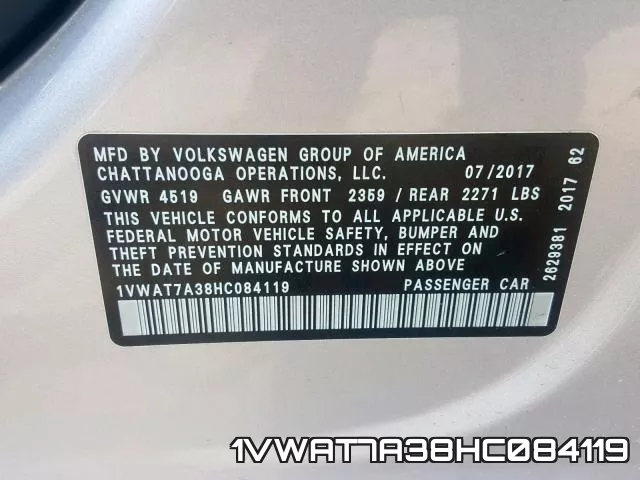 1VWAT7A38HC084119