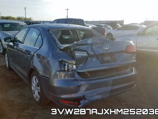 3VW2B7AJXHM252038