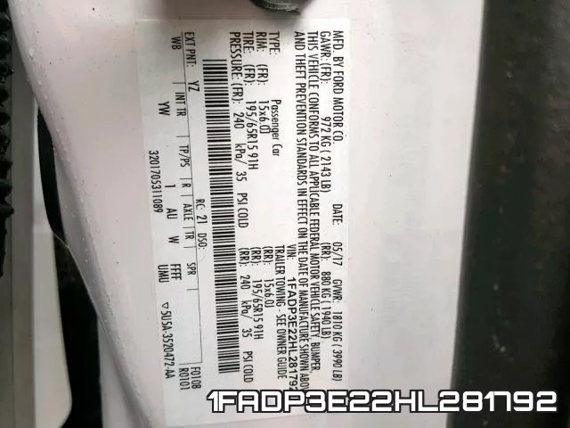 1FADP3E22HL281792