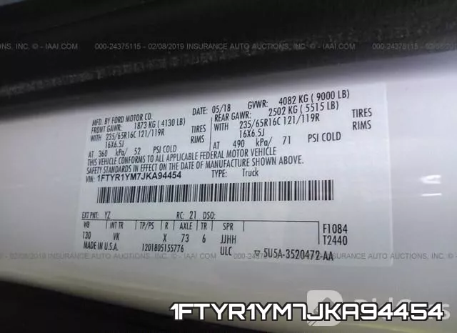 1FTYR1YM7JKA94454