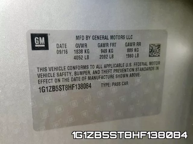 1G1ZB5ST8HF138084