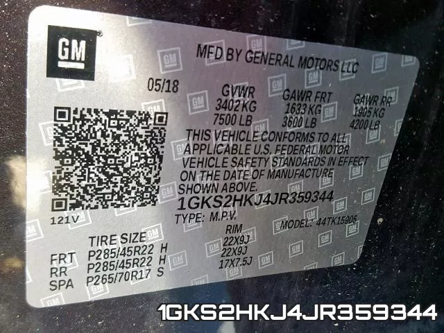 1GKS2HKJ4JR359344