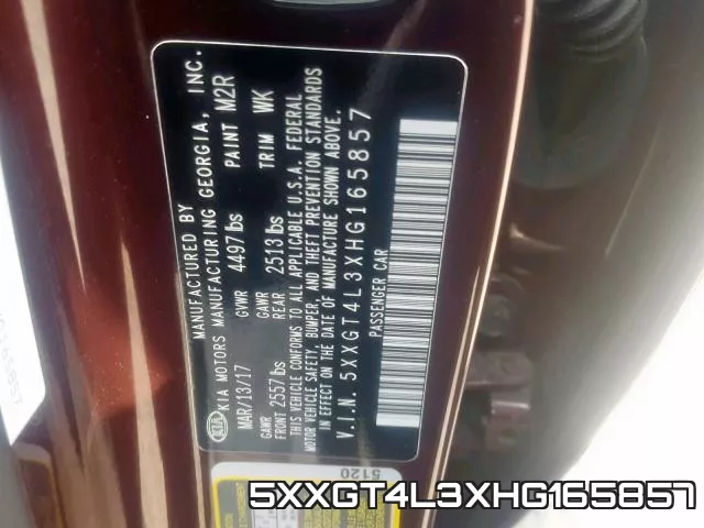 5XXGT4L3XHG165857