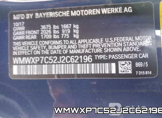 WMWXP7C52J2C62196
