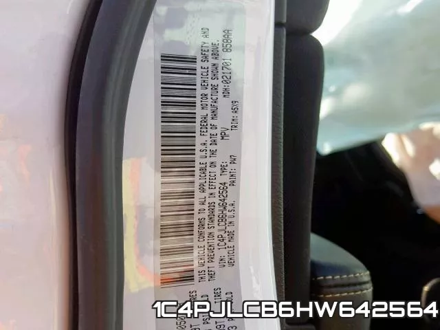 1C4PJLCB6HW642564